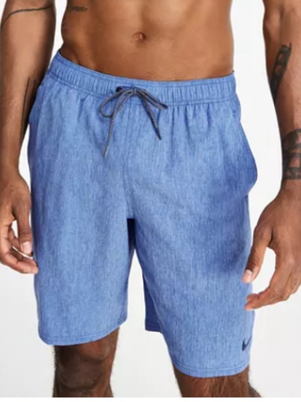 Nike Men's Contend Water-Repellent Colorblocked 9" Swim Trunks Size M